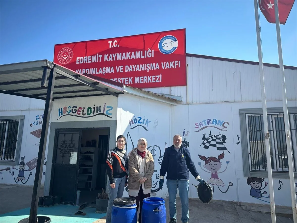 Van'da bitkisel atık yağlar geri dönüşüm için toplanıyor