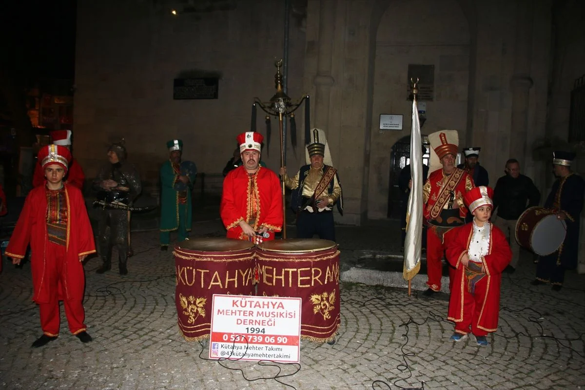 Kütahya'da geleneksel mehter konseri düzenlendi
