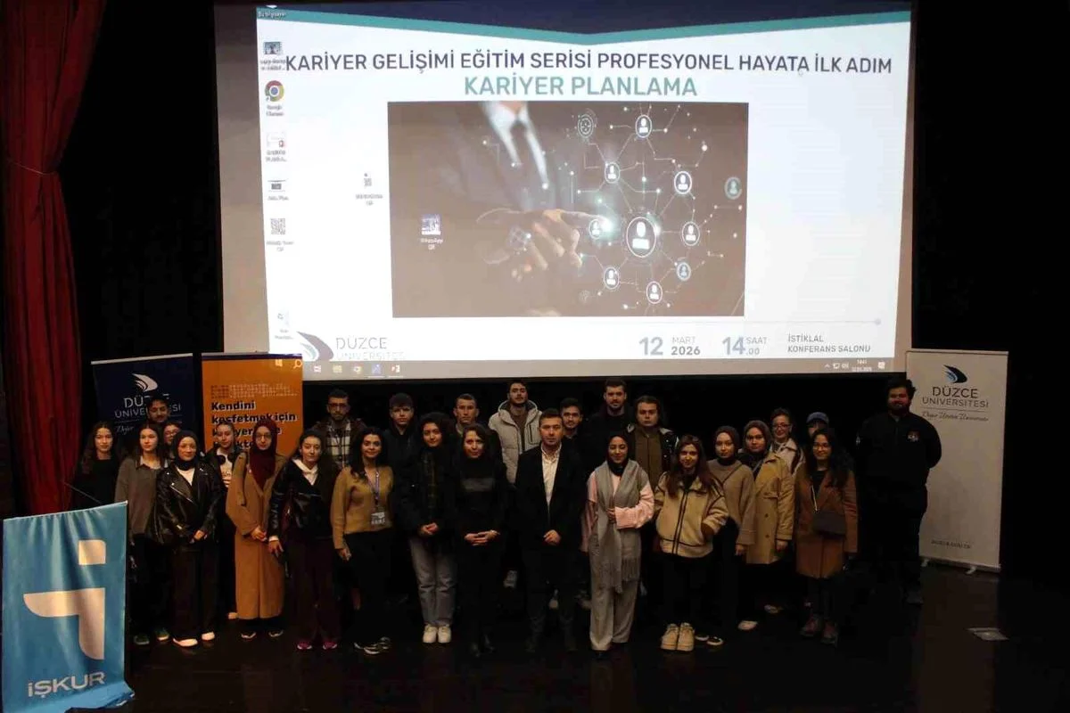 Kariyer planlama eğitimi gerçekleştirildi